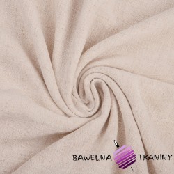 Linen with viscose for clothes - beige-pink (Crystal Gray)