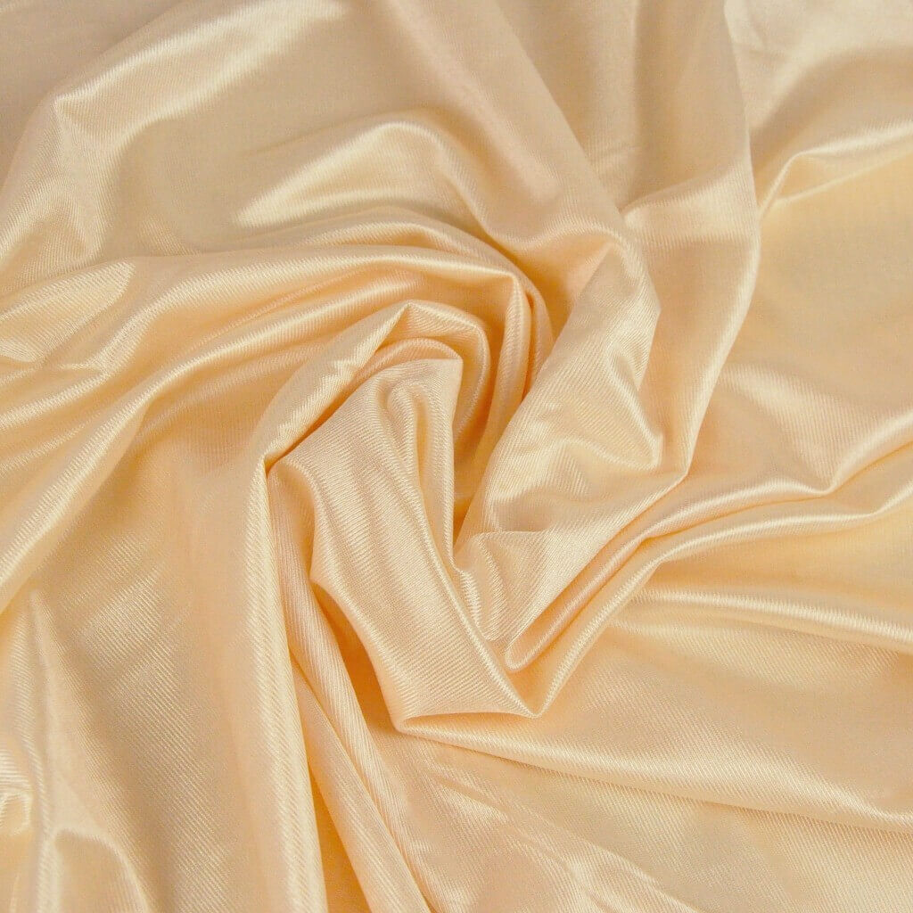 Lurex clothing fabric - apricot