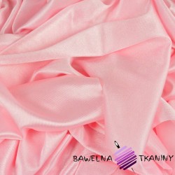 Tkanina ubraniowa lurex - różowy