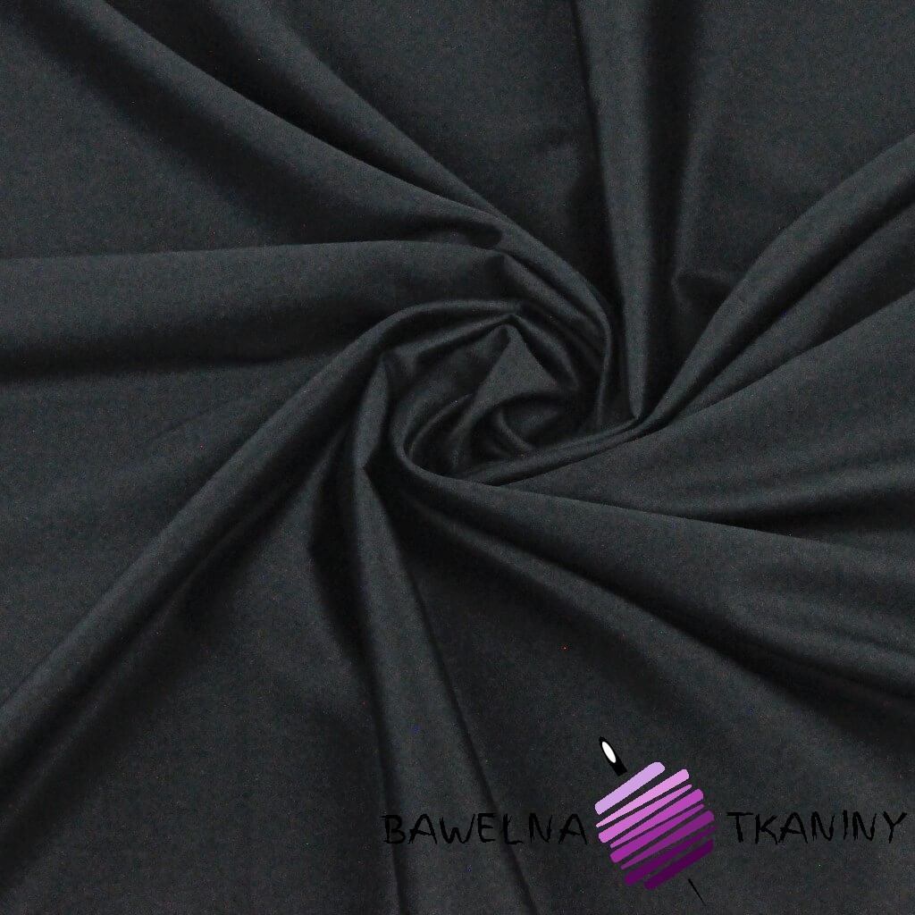 Premium cotton satin fabric (black)