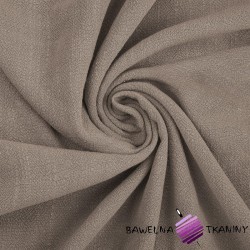 Linen with viscose for clothes - dark beige (Simply Taupe)