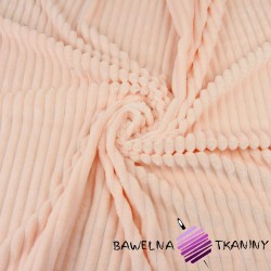 Minky Premium stripes - light apricot (Soft Pink)