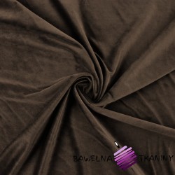 Curtain velvet - deep brown