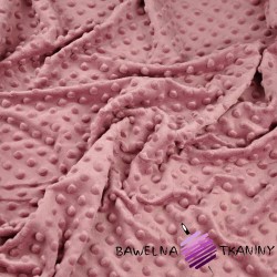 Minky Premium 270g/m2 - ciemny pastelowy róż (dirty pink)