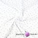 Muslin cloth MINI gray dandelions on a white background