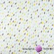 Double gauze cotton muslin - digital print - colored drops
