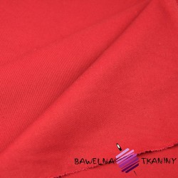 Drill fabric red
