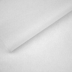 White medical fleece 50g/m2 - whole roll - 300 m