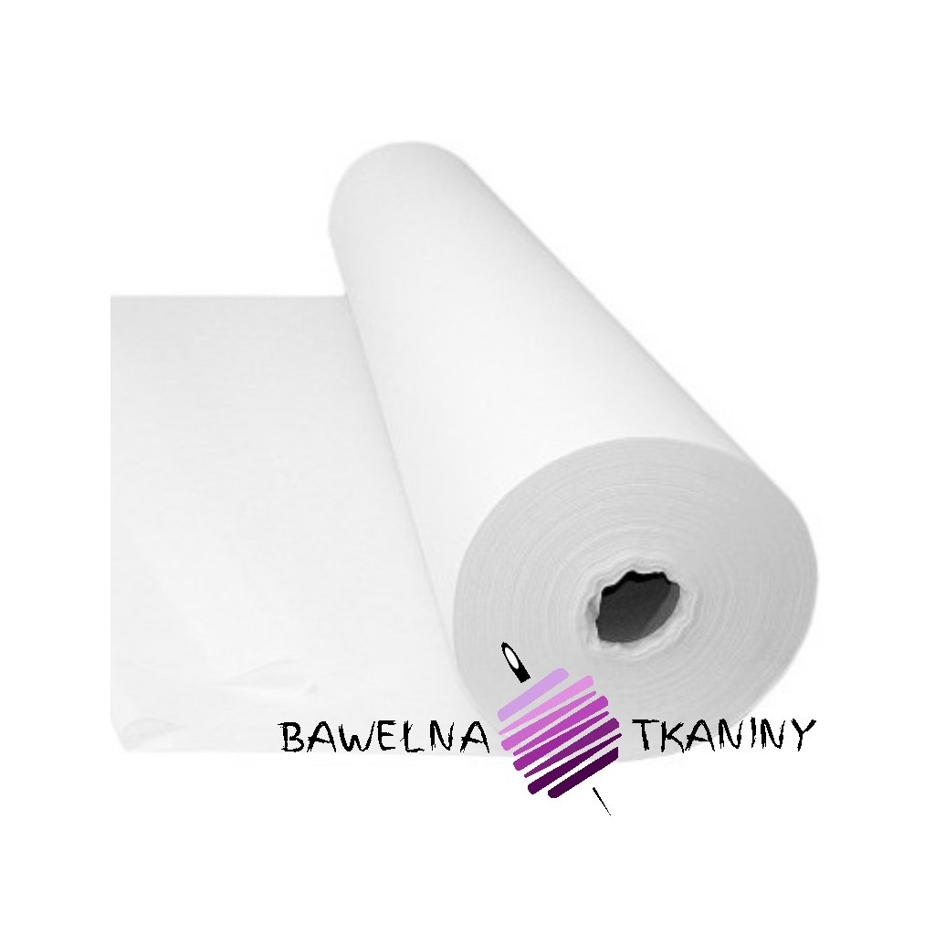White medical interlining 40 g/m2 - whole roll 500 m