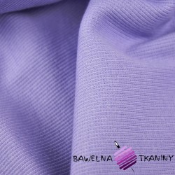 Ribbed knit fabric with stripes - lavender