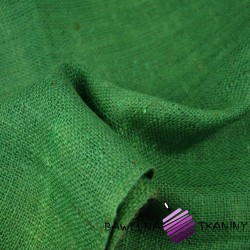 Cotton Jute 100% fabric - green