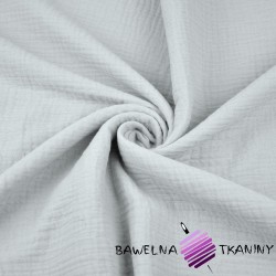 Muslin cotton crinkled (Silver)