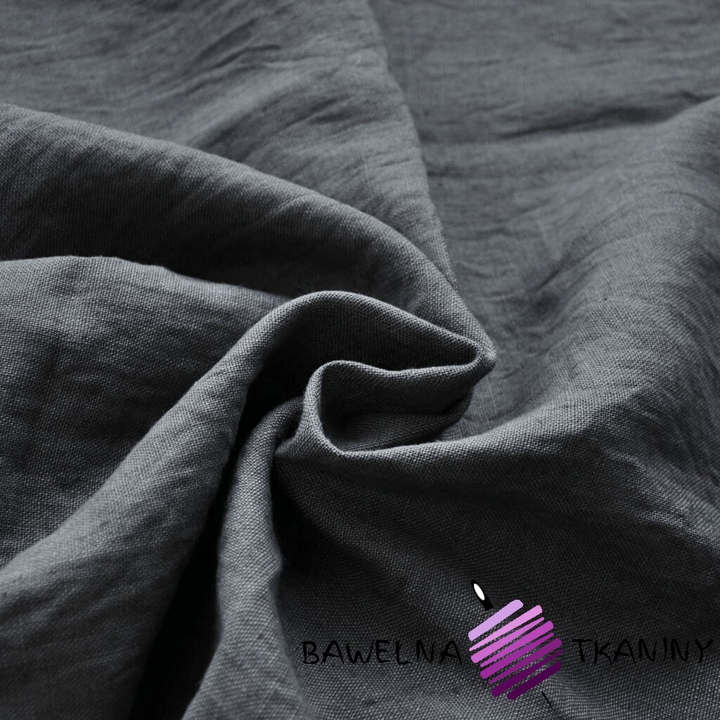 Curtain linen - 450g - 140cm - dark grey
