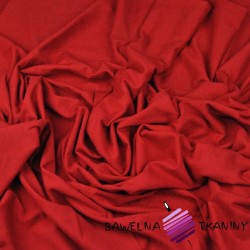 Interlock knit fabric - red