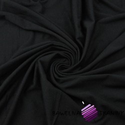 Interlock knit fabric - black