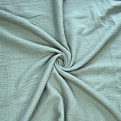 Muślin double gauze szałwia (Sage green)