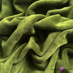 Welur bawełniany - zielony (Green)