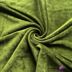 Welur bawełniany - zielony (Green)