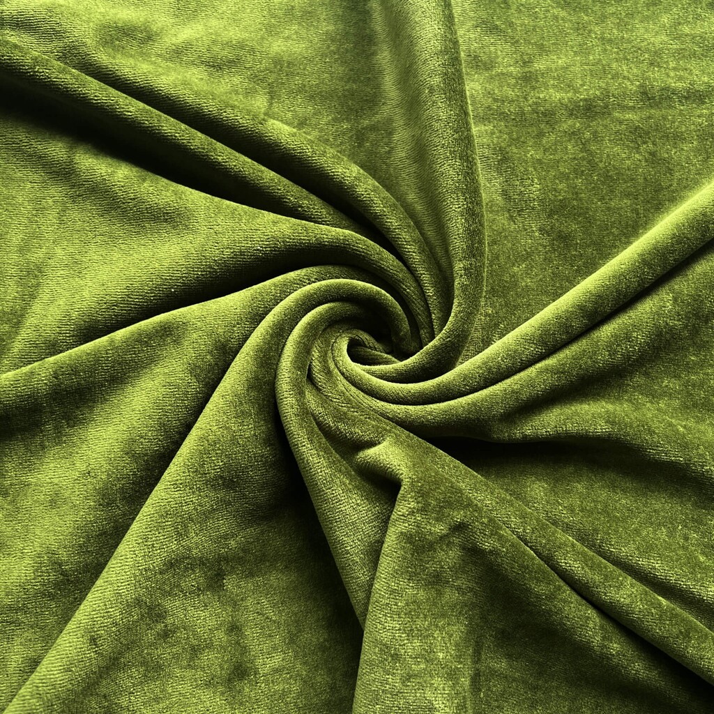 Cotton velour - Green