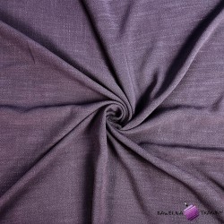 Linen with viscose for clothes - grape (Elderberry)
