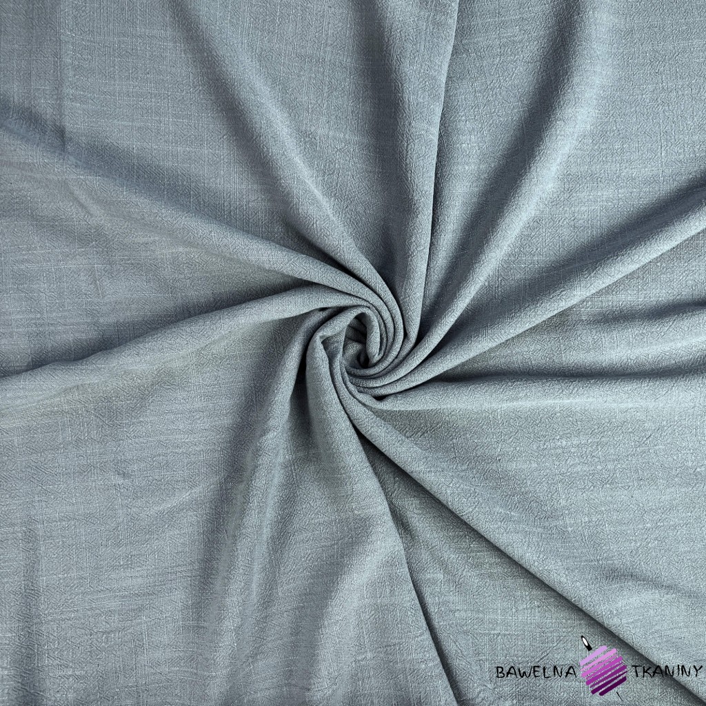 Linen with viscose for clothes - gray (Ghost gray)