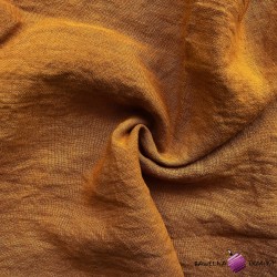 Curtain linen - 380g - 145cm - pumpkin (paille)