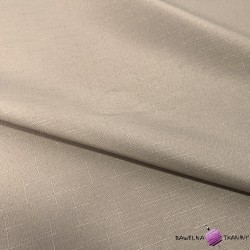 Beige stain resistant tablecloth fabric - linen pattern