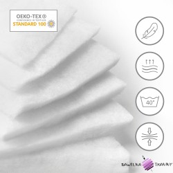 Ocieplina Biała MIX ścinek -100g,150g i 300g - 0,5 kg