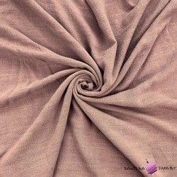 Len z wiskozą ubraniowy - różowy (Sephia Rose)