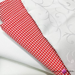 Stain resistant tablecloth fabric MIX scraps - 1kg