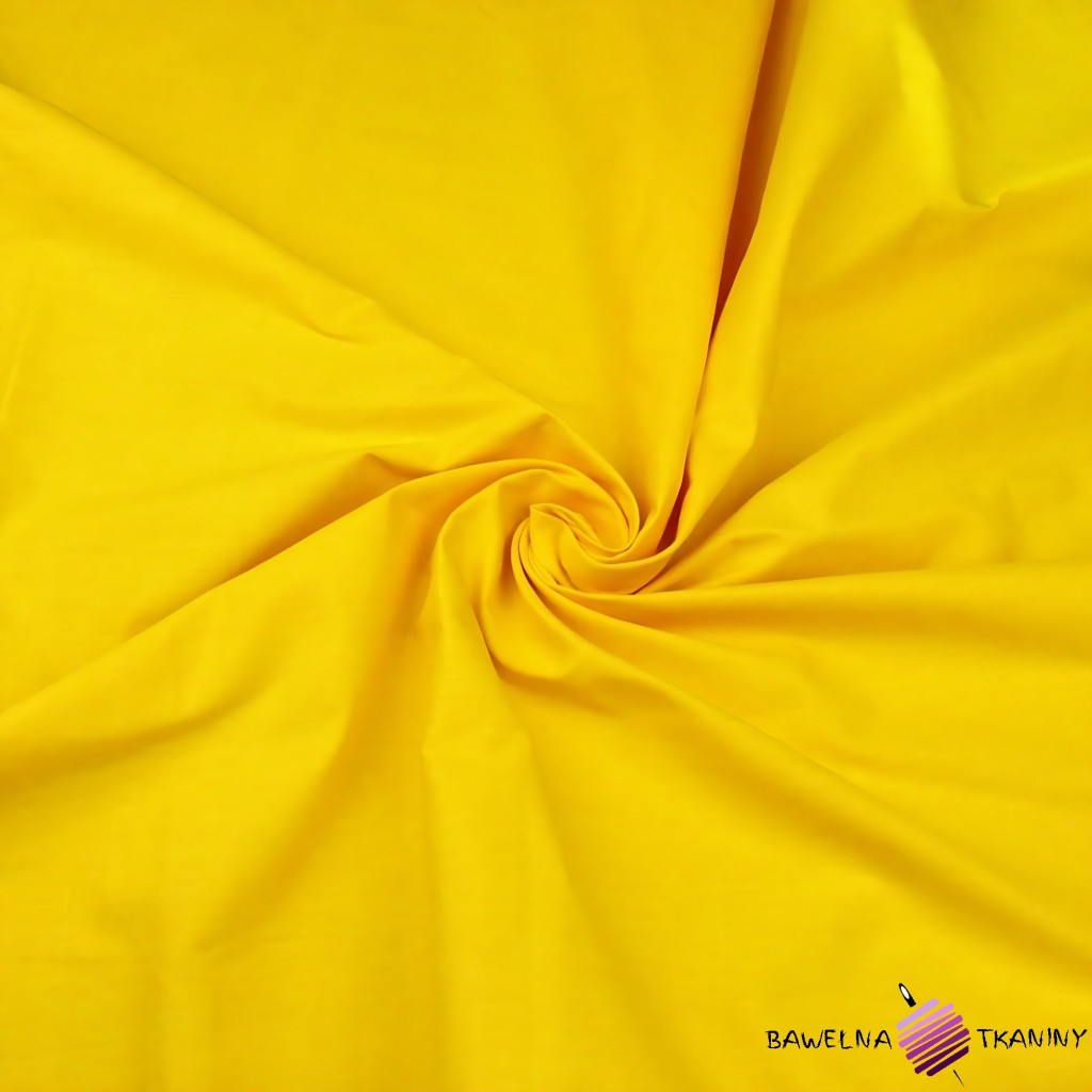 Bawełna 100% jednokolorowa żółta 220cm - 6 (KT)