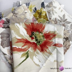 Printed Curtain Fabric, CANVAS MIX scraps - 1kg
