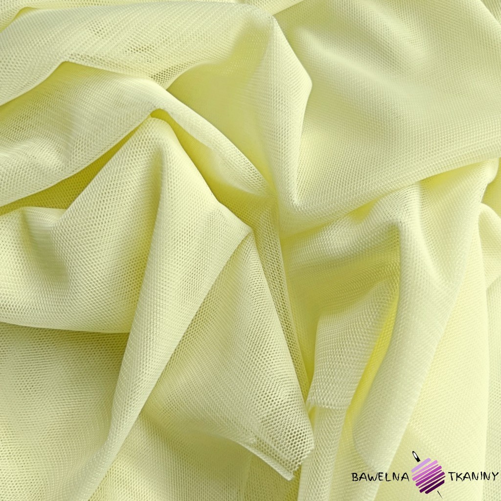 Soft cloth tulle - light yellow