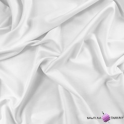 Satyna bawełniana biała Premium 305cm (sanforyzowana)