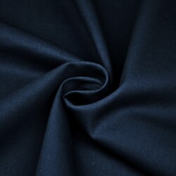 Drill fabric dark navy blue