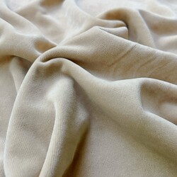 Cotton velour - beige