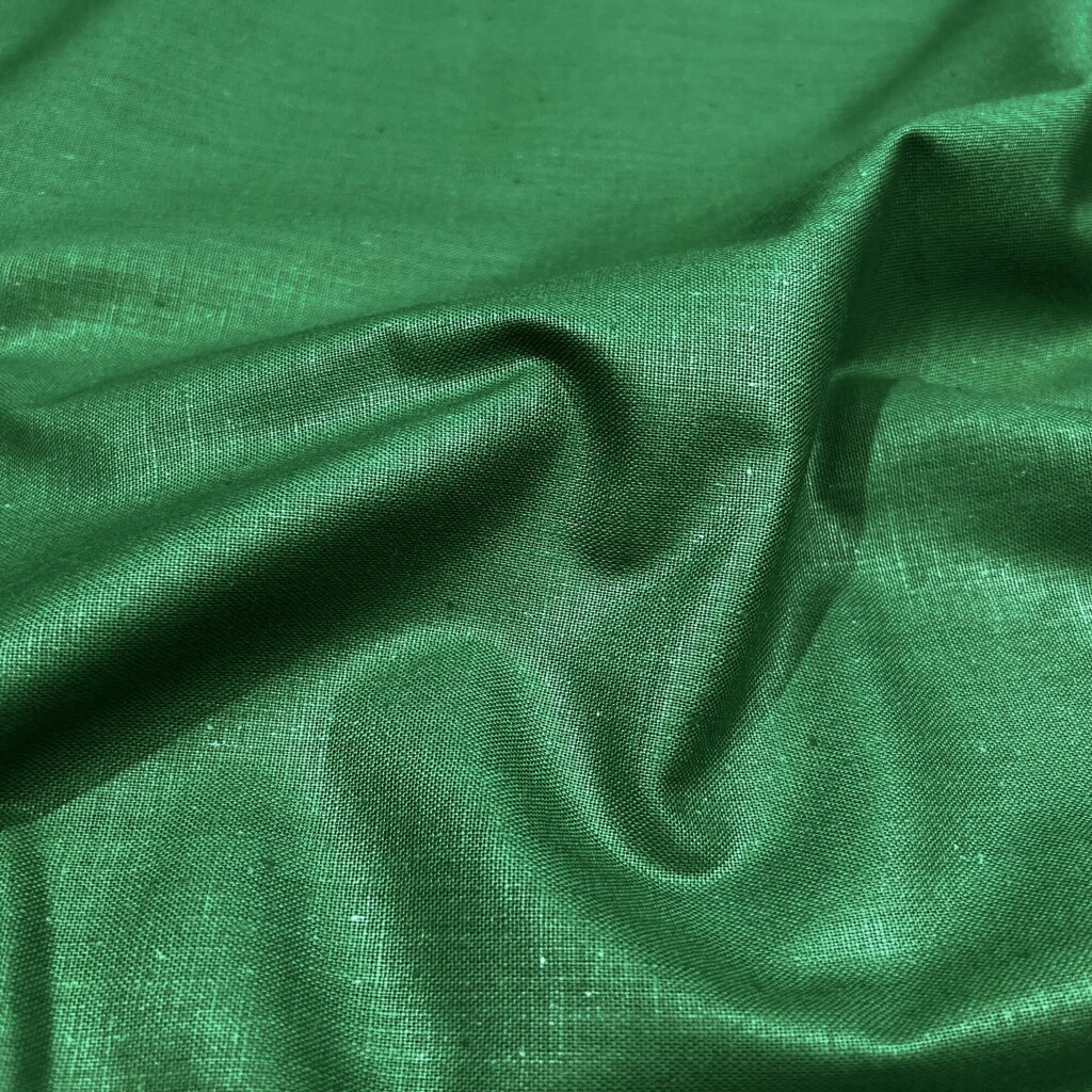 Clothing fabric 100% cotton - green