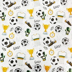 Cotton 100% football champions cup on a white background