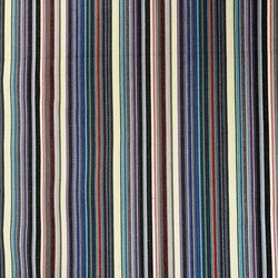 Sun lounger fabric with colorful stripes on a white background