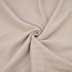 Muslin cotton double gauze (Cocoa)