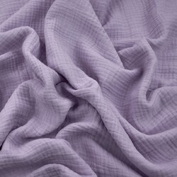 Muslin Double gauze cotton lavender (Iris)