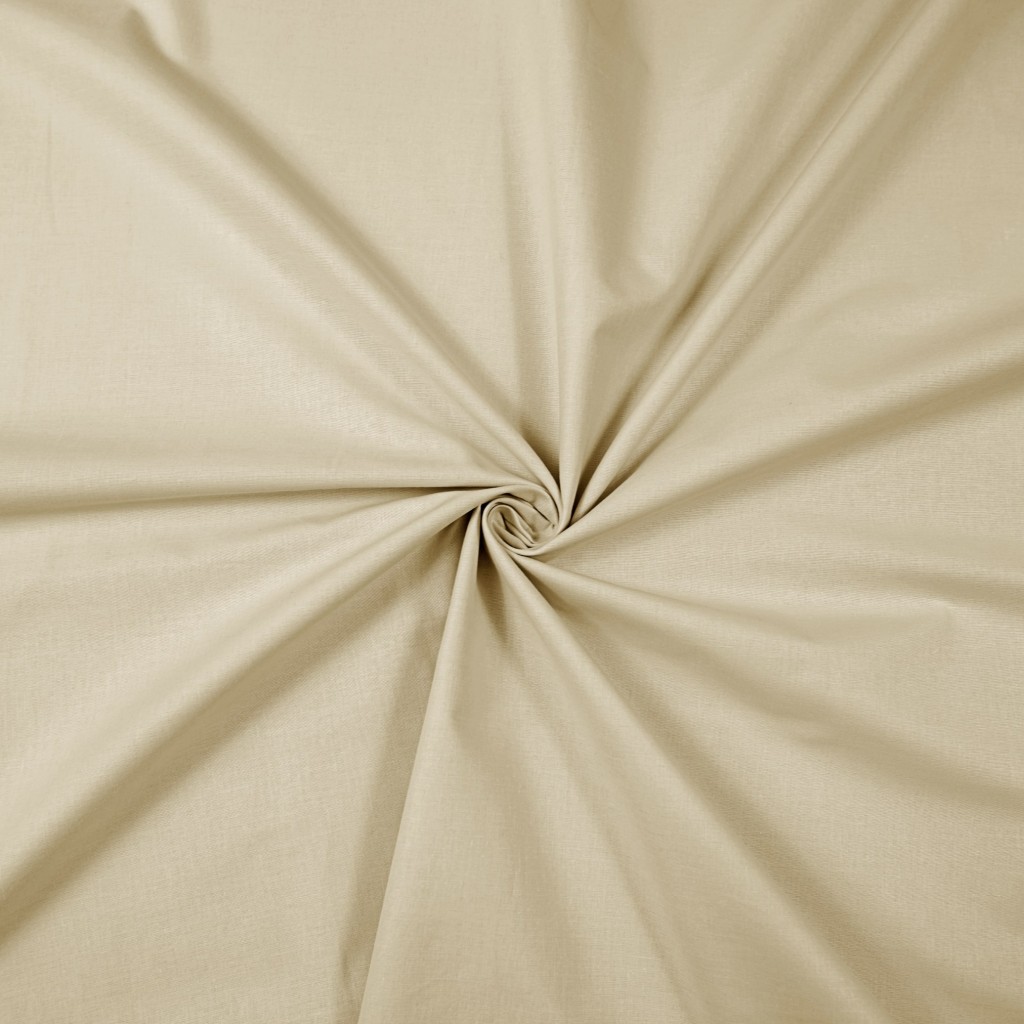 Plain cotton light beige 220cm (KR)