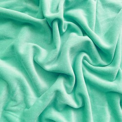 Cotton velour - mint