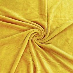 Cotton velour - mustard