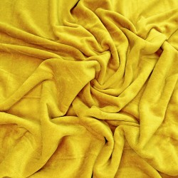 Cotton velour - mustard