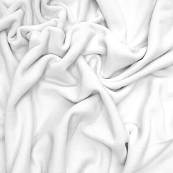 Cotton velour - white