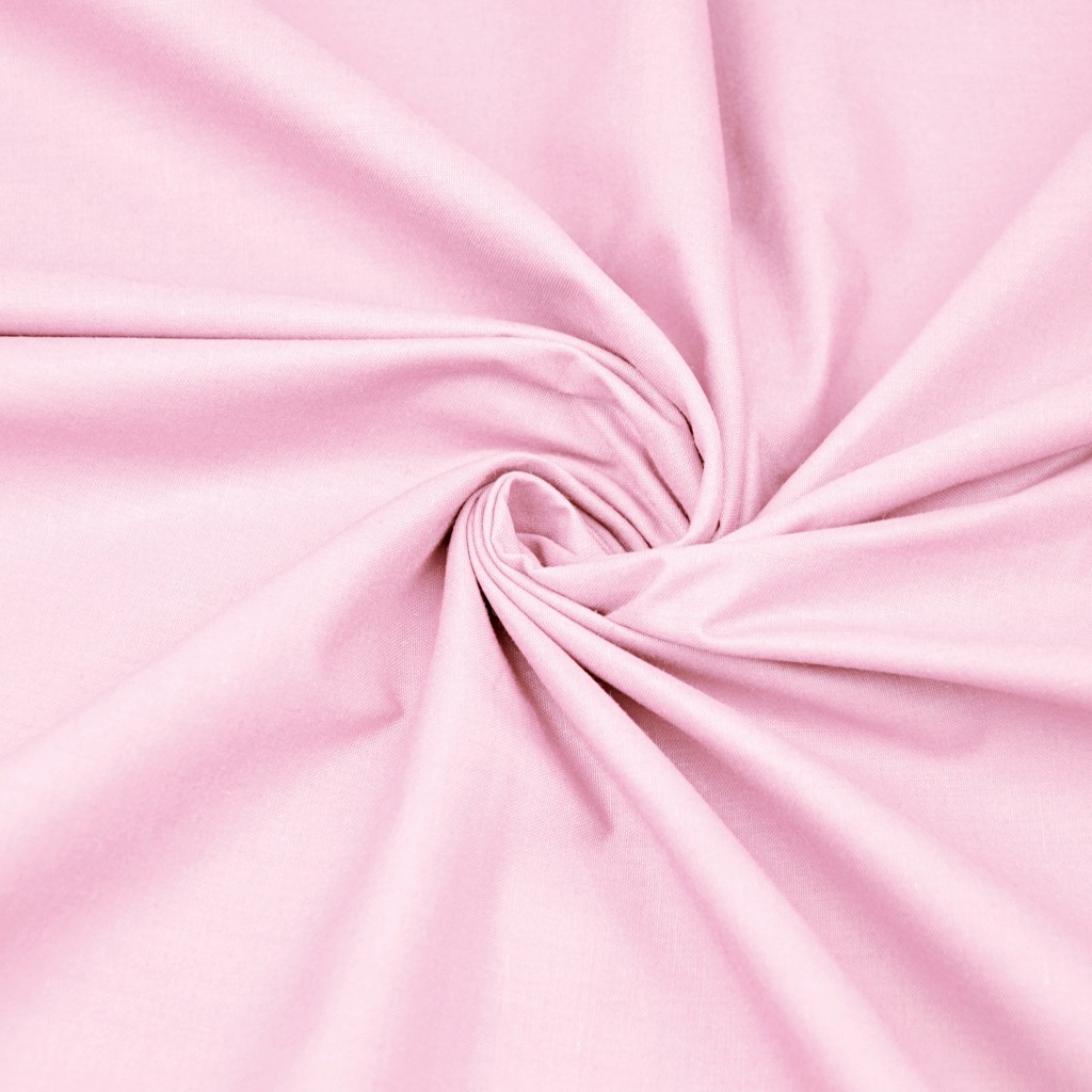 Plain cotton light pink 220cm