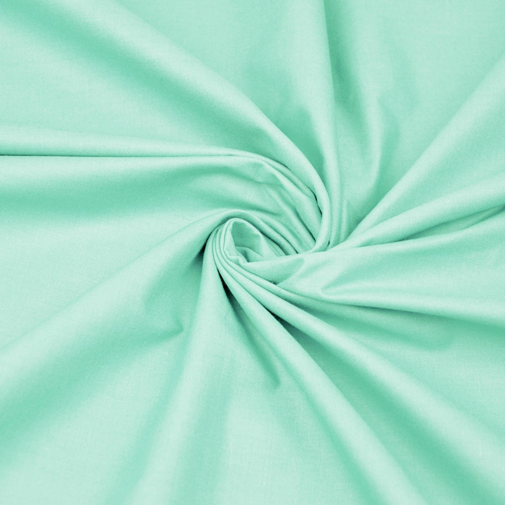 Plain cotton light mint 220cm