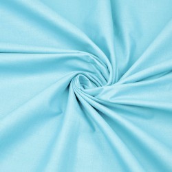 Plain cotton light turquoise - 20