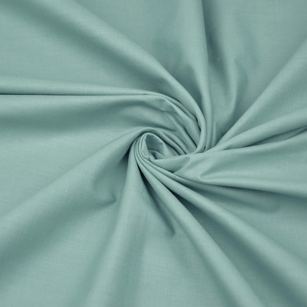 Plain cotton sage green - 220cm